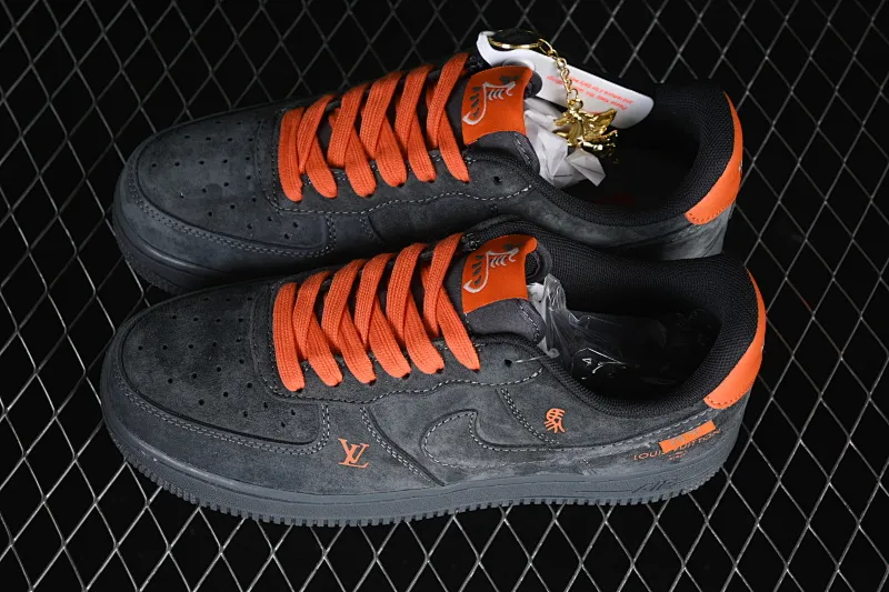 All Categories Nk Air Force 1 Air Force Series Nk Air Force 1 Low Air Force Low Nike Air Force 1'07 Low Year of the Horse Limited Edition Gray with Orange Air Force 1 Low-top Casual Sneakers FV3694-105